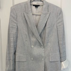 Theory cotton linen women’s blazer